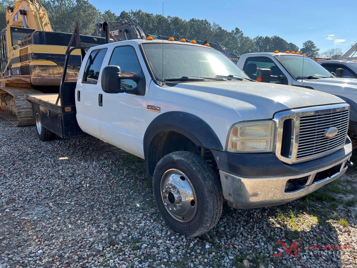 2006 FORD F-550 XL SUPER DUTY FLATBED TRUCK