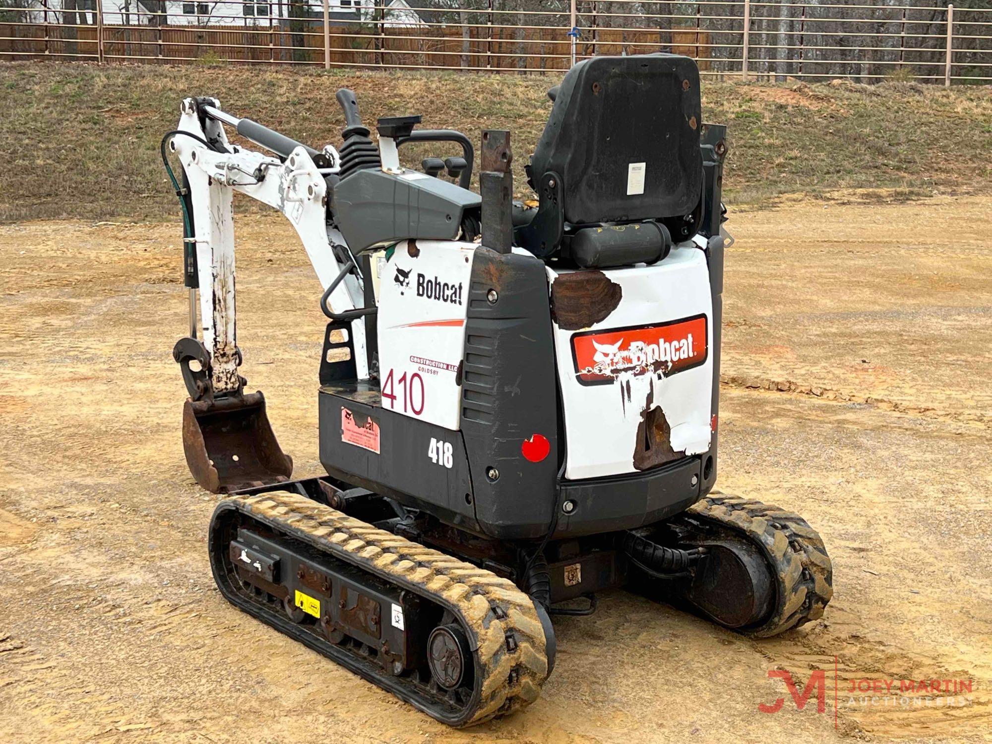 2013 BOBCAT 418 MINI EXCAVATOR