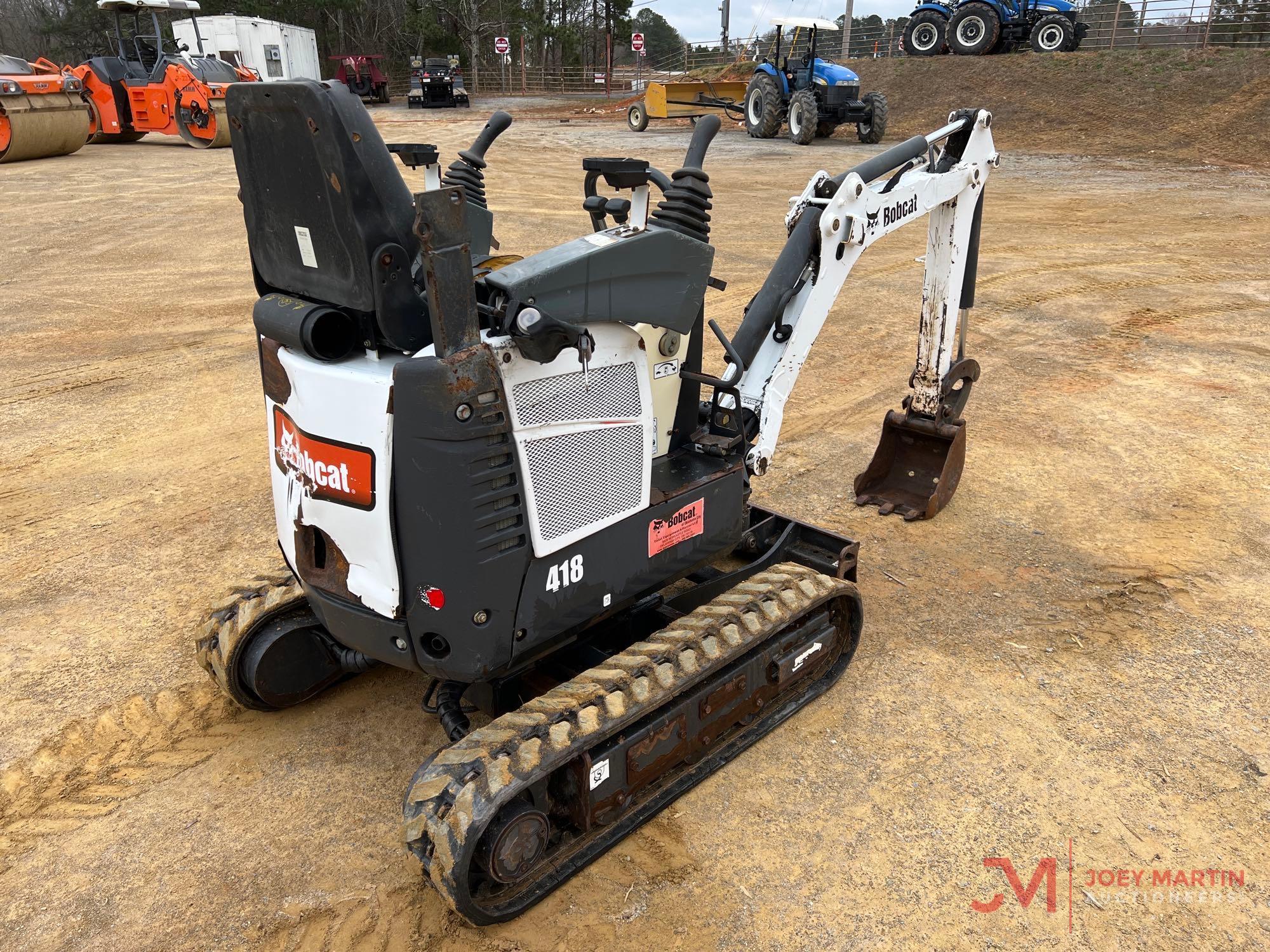 2013 BOBCAT 418 MINI EXCAVATOR