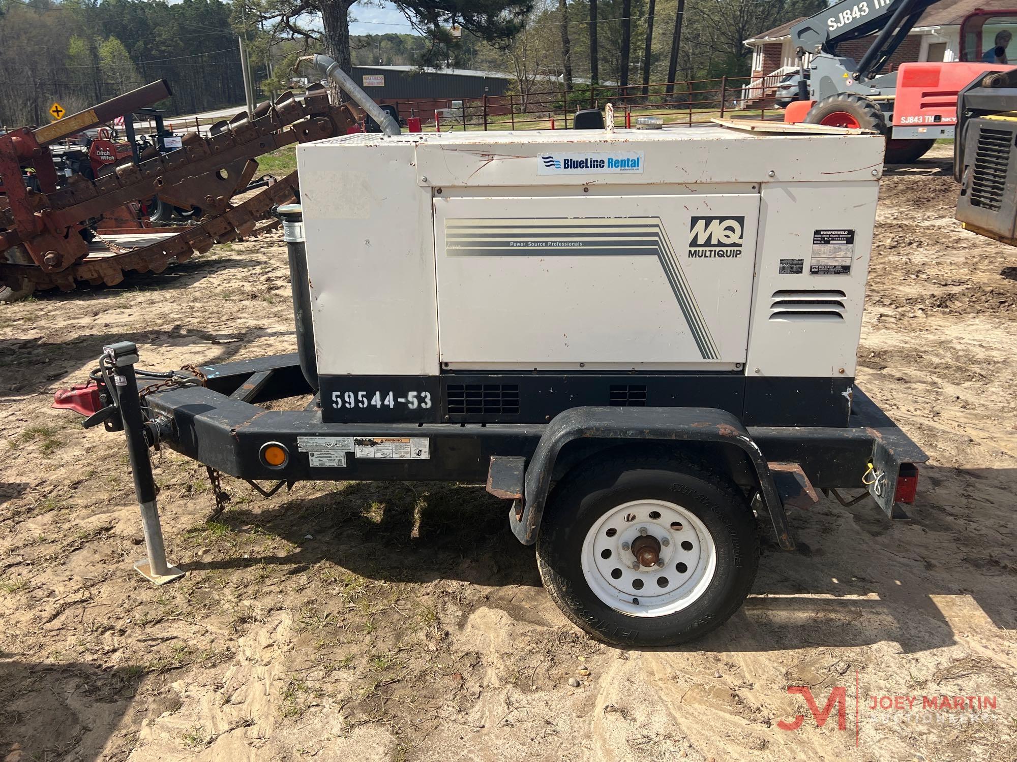 2012 MULTIQUIP WHISPERWELD DLW-400 ESA TOWABLE WELDER/GENERATOR