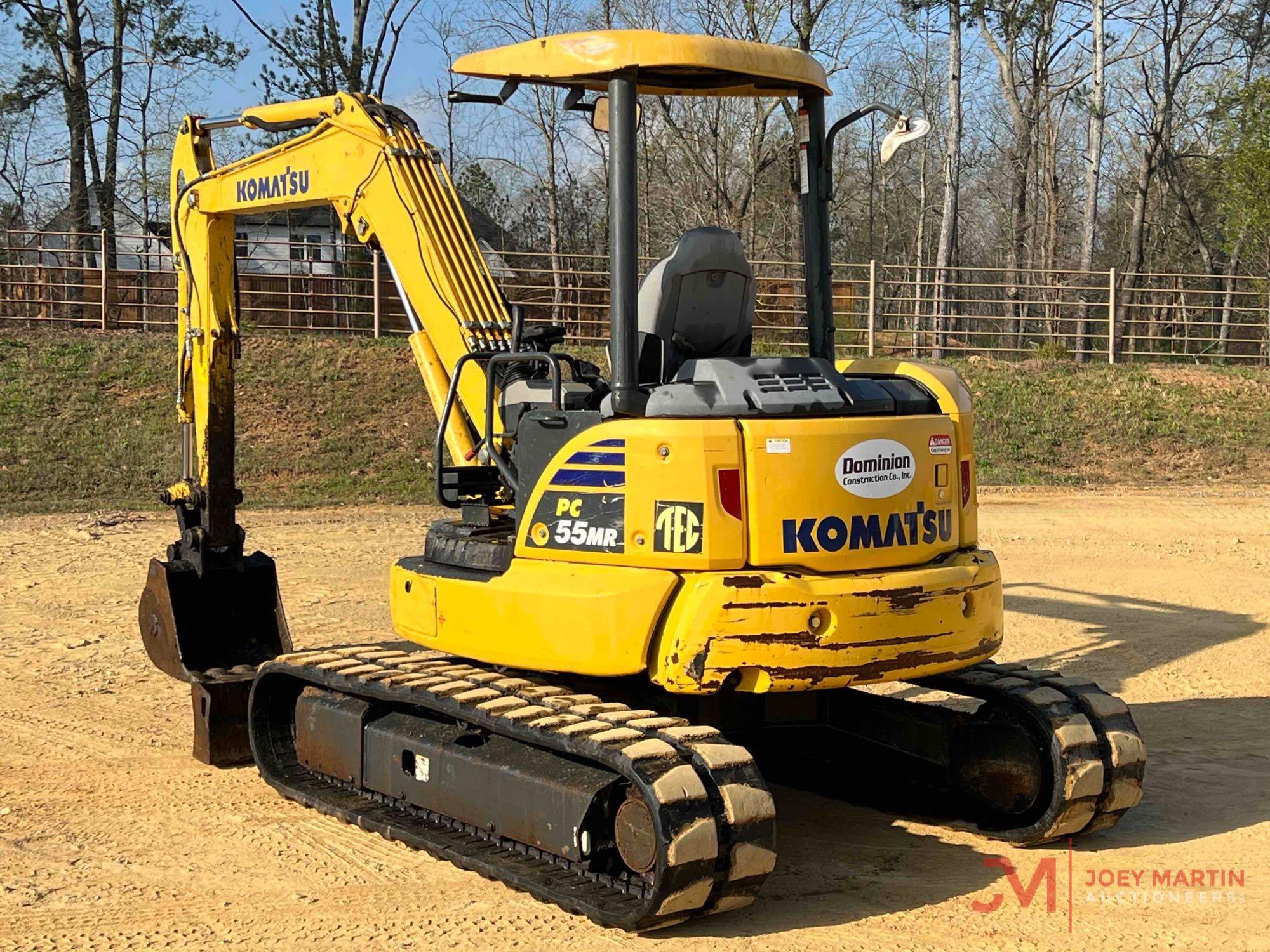 2016 KOMATSU PC55MR-5 MINI EXCAVATOR