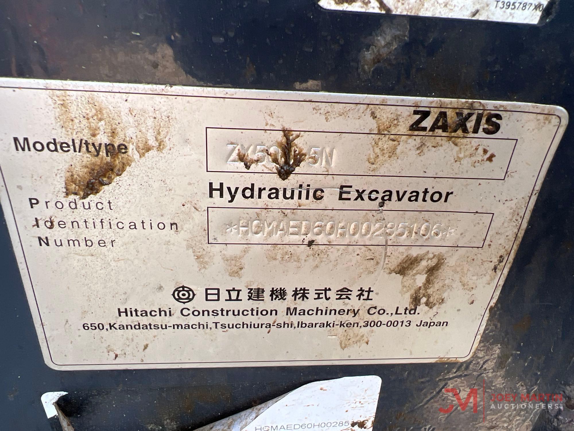 HITACHI ZX50U-5N MINI EXCAVATOR