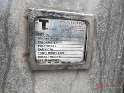 UNUSED TROJAN 30" EXCAVATOR TOOTH BUCKET