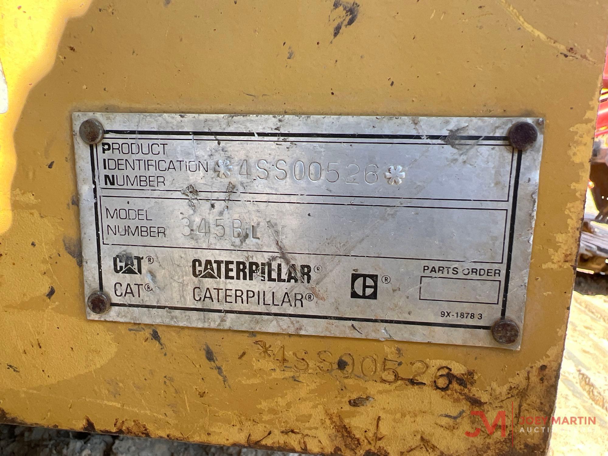 1998 CAT 345BL HYDRAULIC EXCAVATOR