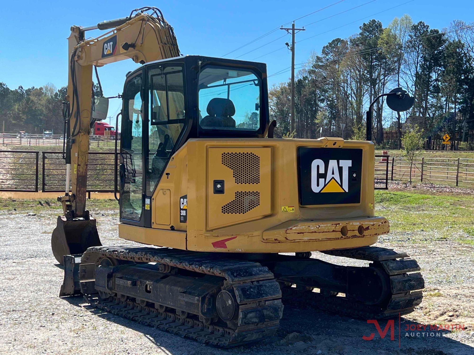 2019 CAT 308CR HYDRAULIC EXCAVATOR