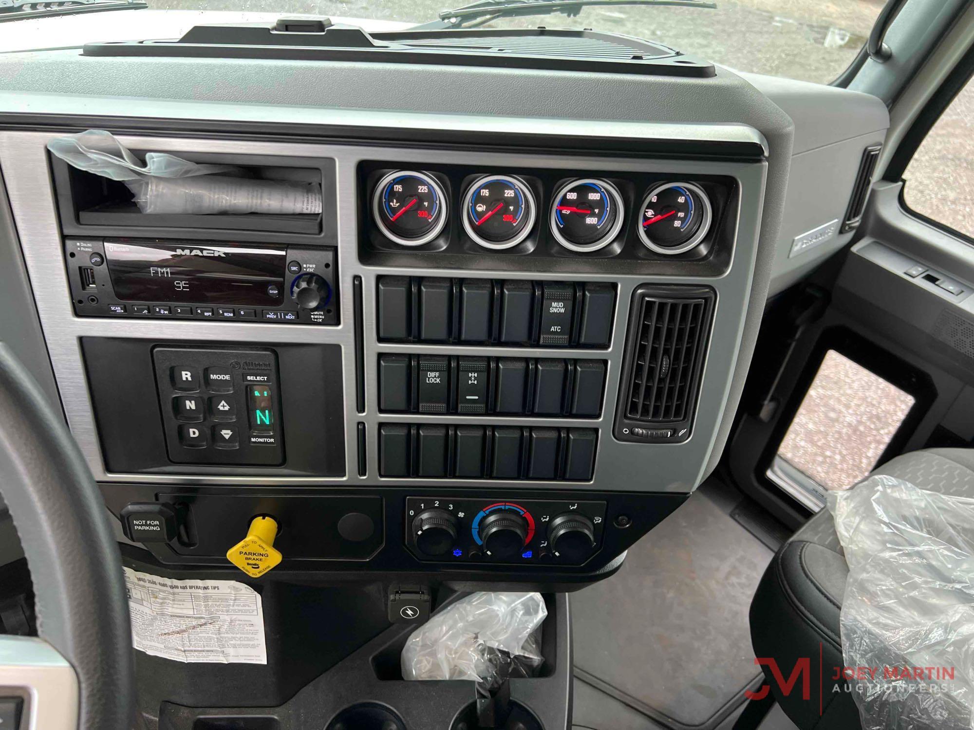 2022 MACK GRANITE GR64FR TRI-AXLE DUMP TRUCK