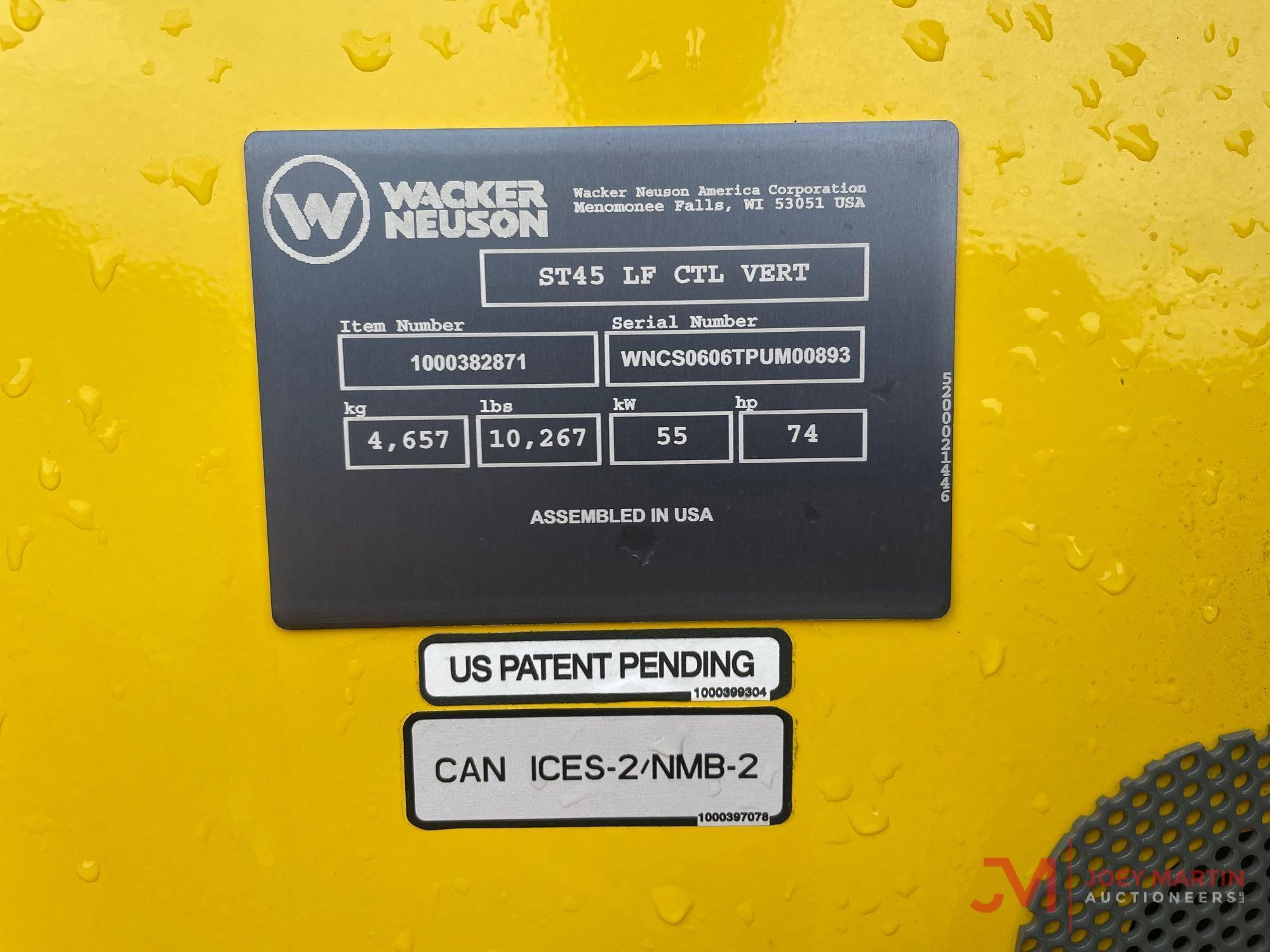 NEW 2023 WACKER NEUSON ST45 MULTI TERRAIN LOADER