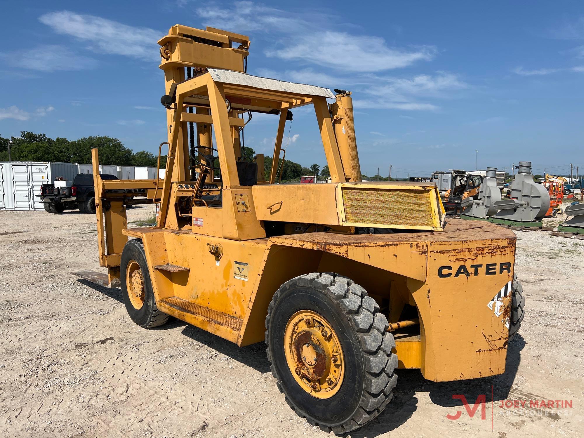 CAT V225B DUAL WHEEL FORKLIFT