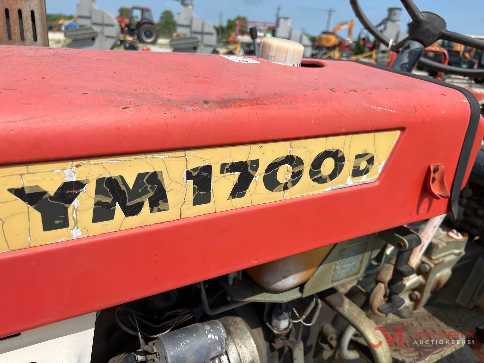 YANMAR YM1700D UTILITY TRACTOR