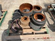 CONTENTS OF PALLET, BRAKE DRUMS AND BRAKE SHOES