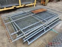 PALLET OF VARIOUS CHAIN LINK GATES
