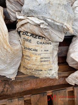 CONTENTS OF PALLET: SEMI TIRE CHAINS