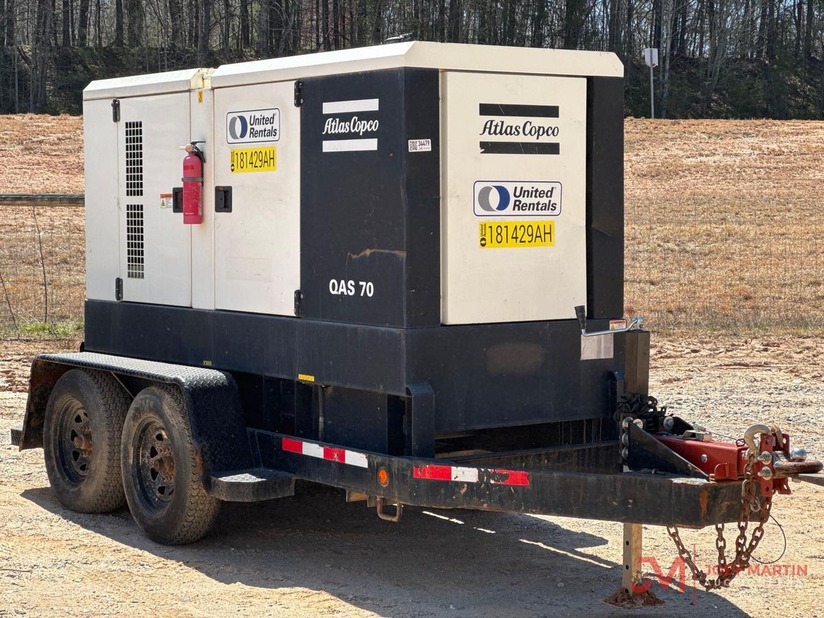 2016 ATLAS COPCO TOWABLE GENERATOR