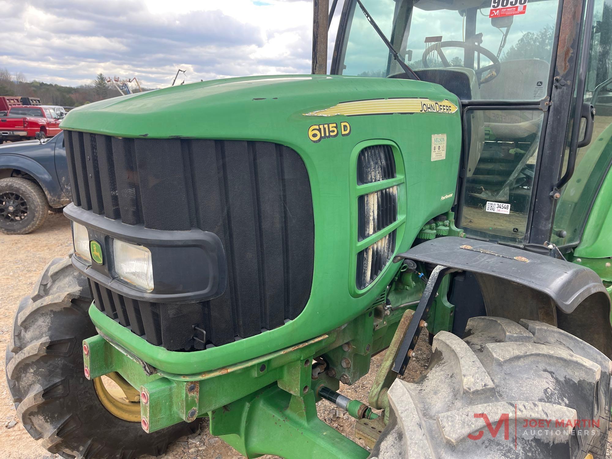 JOHN DEERE 6115D UTILITY TRACTOR