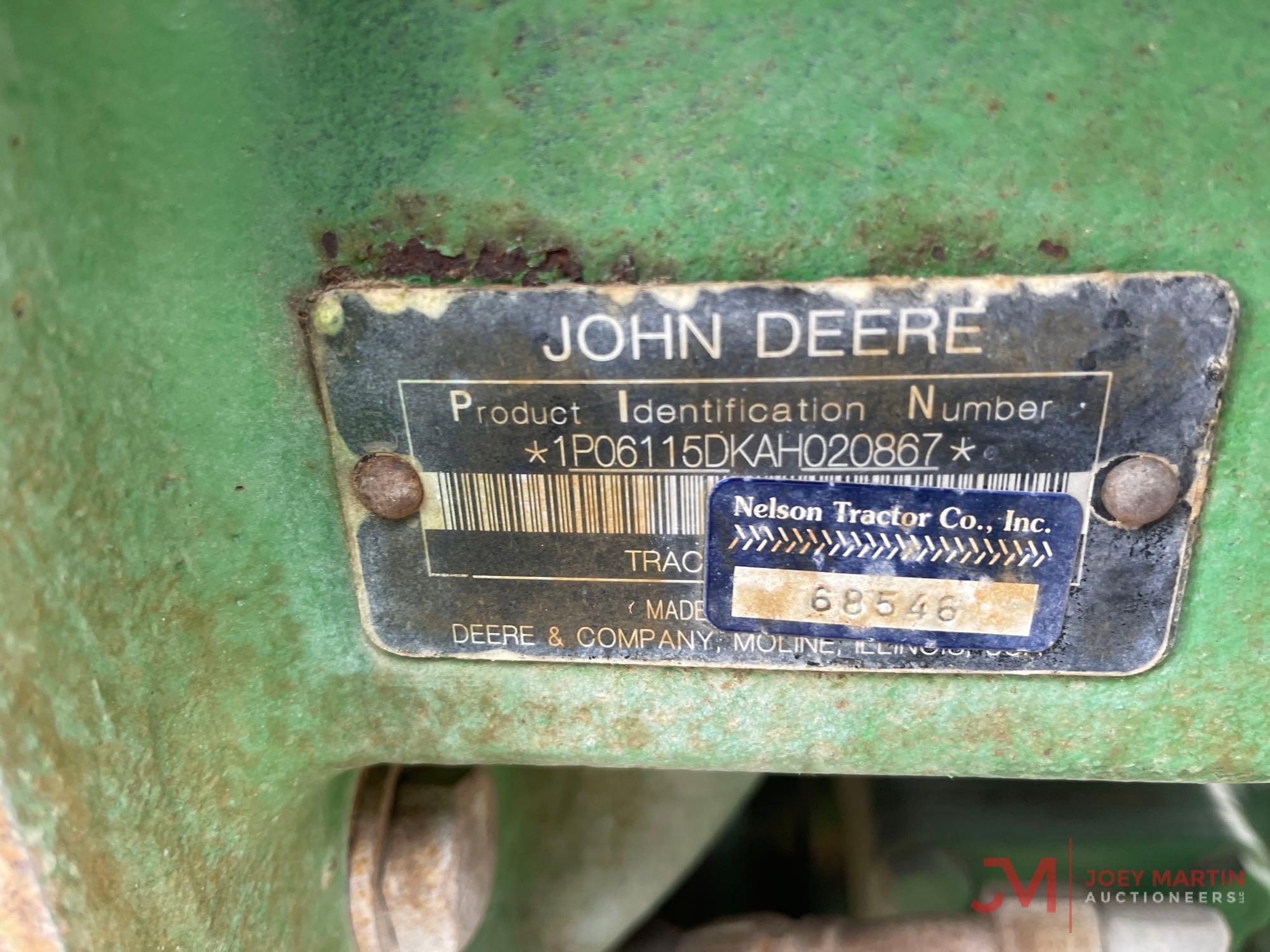 JOHN DEERE 6115D UTILITY TRACTOR