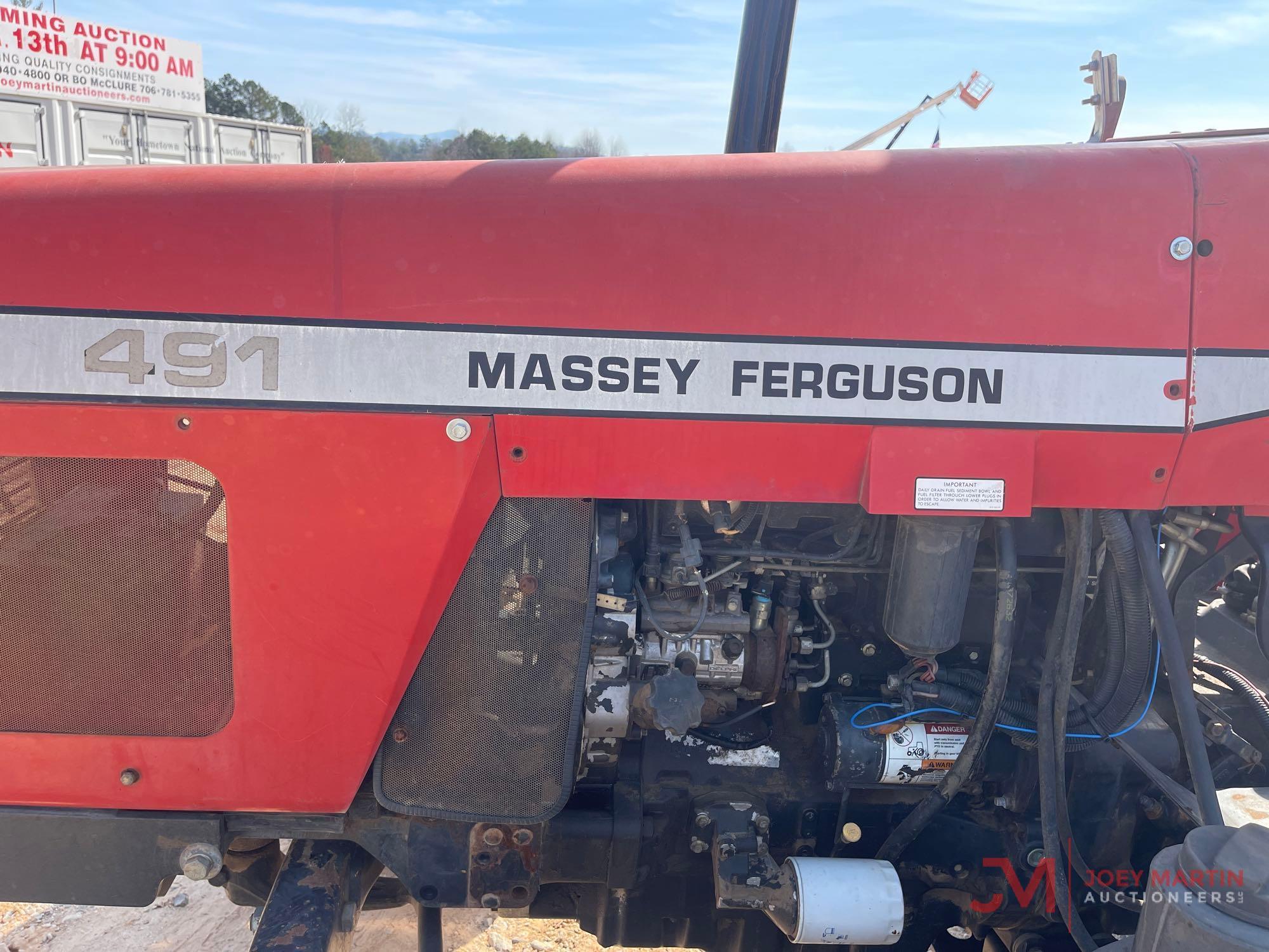 MASSEY FERGUSON 491 AG TRACTOR