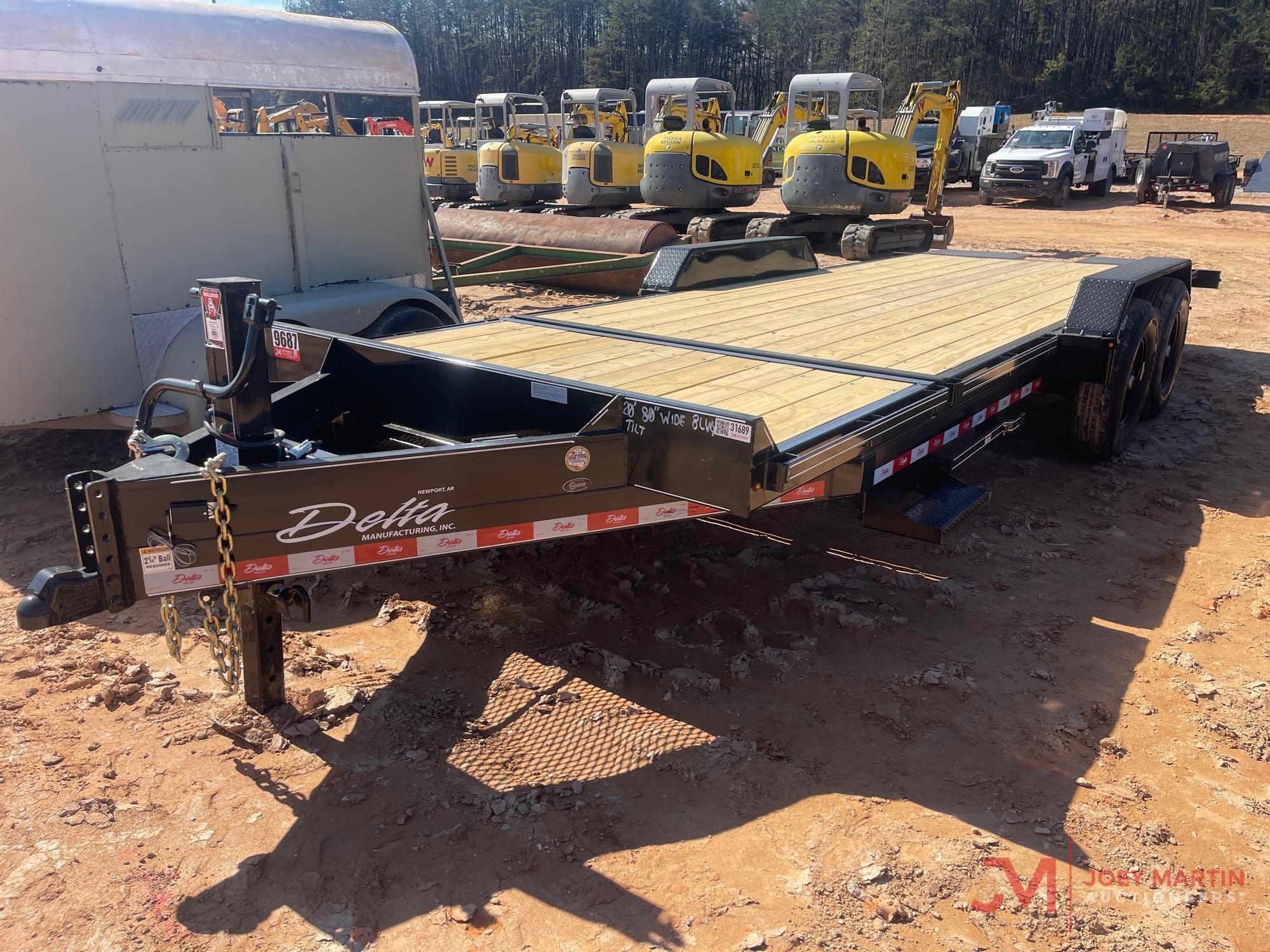 NEW 2024 DELTA 20' TILT DECK TRAILER