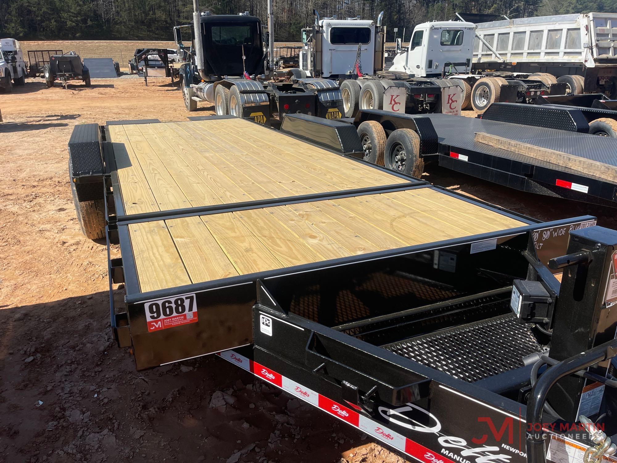 NEW 2024 DELTA 20' TILT DECK TRAILER