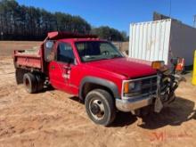 1998 CHEVROLET CHEYENNE 3500 DUMP TRUCK