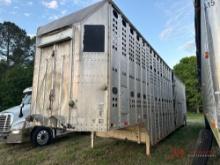 2000 MERRITT CATTLE DRIVE 50' ALUMINUM POT TRAILER