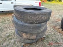 (4) VARIOUS TRUCK TIRES