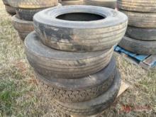 (4) VARIOUS TRUCK TIRES