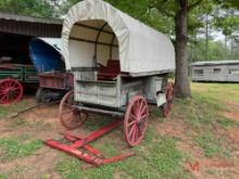 HORSE DRAWN COVERED WAGON