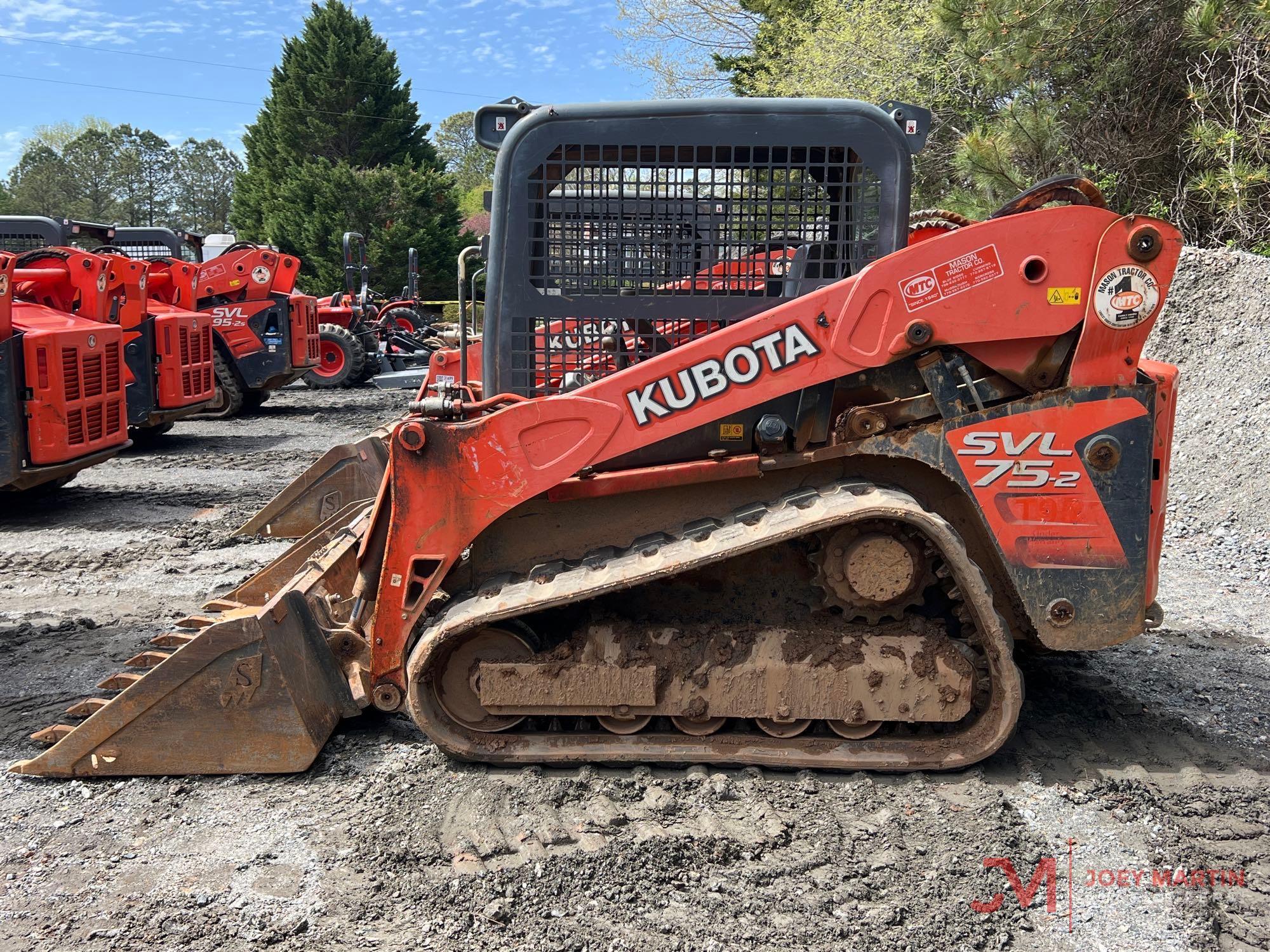 2019 KUBOTA SVL75-2 MULTI-TERRAIN LOADER