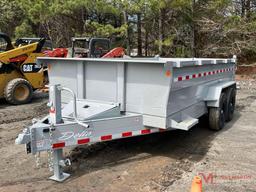 NEW 2024 DELTA 27NBD 14' X 84" T/A DUMP TRAILER