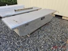 CROSSOVER ALUMINUM DIAMOND PLATE TRUCK TOOL BOX