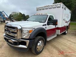 2015 FORD F-450 XLT SUPER DUTY AMBULANCE