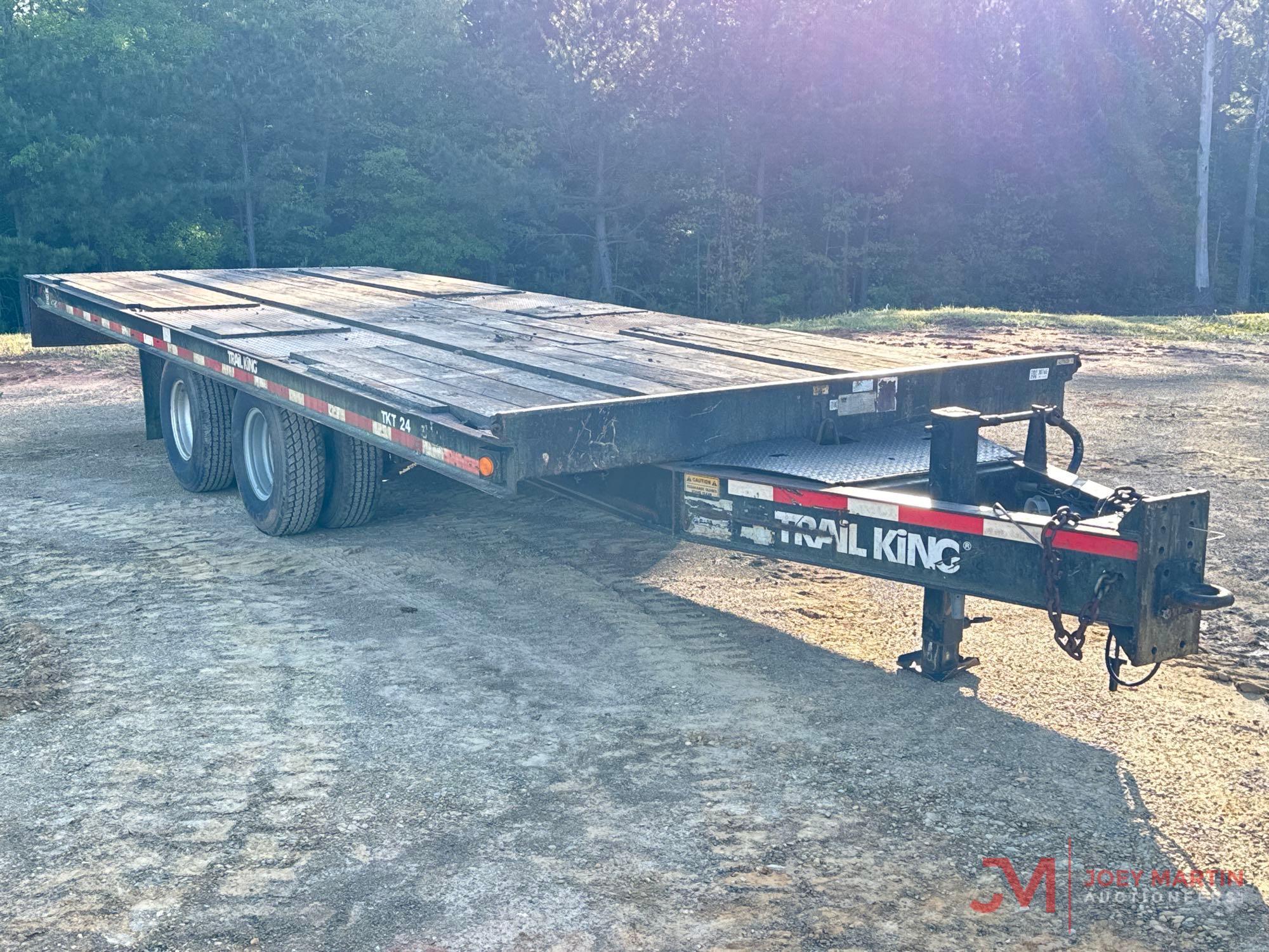 2007 24' TRAIL KING...EQUIPMENT TRAILER