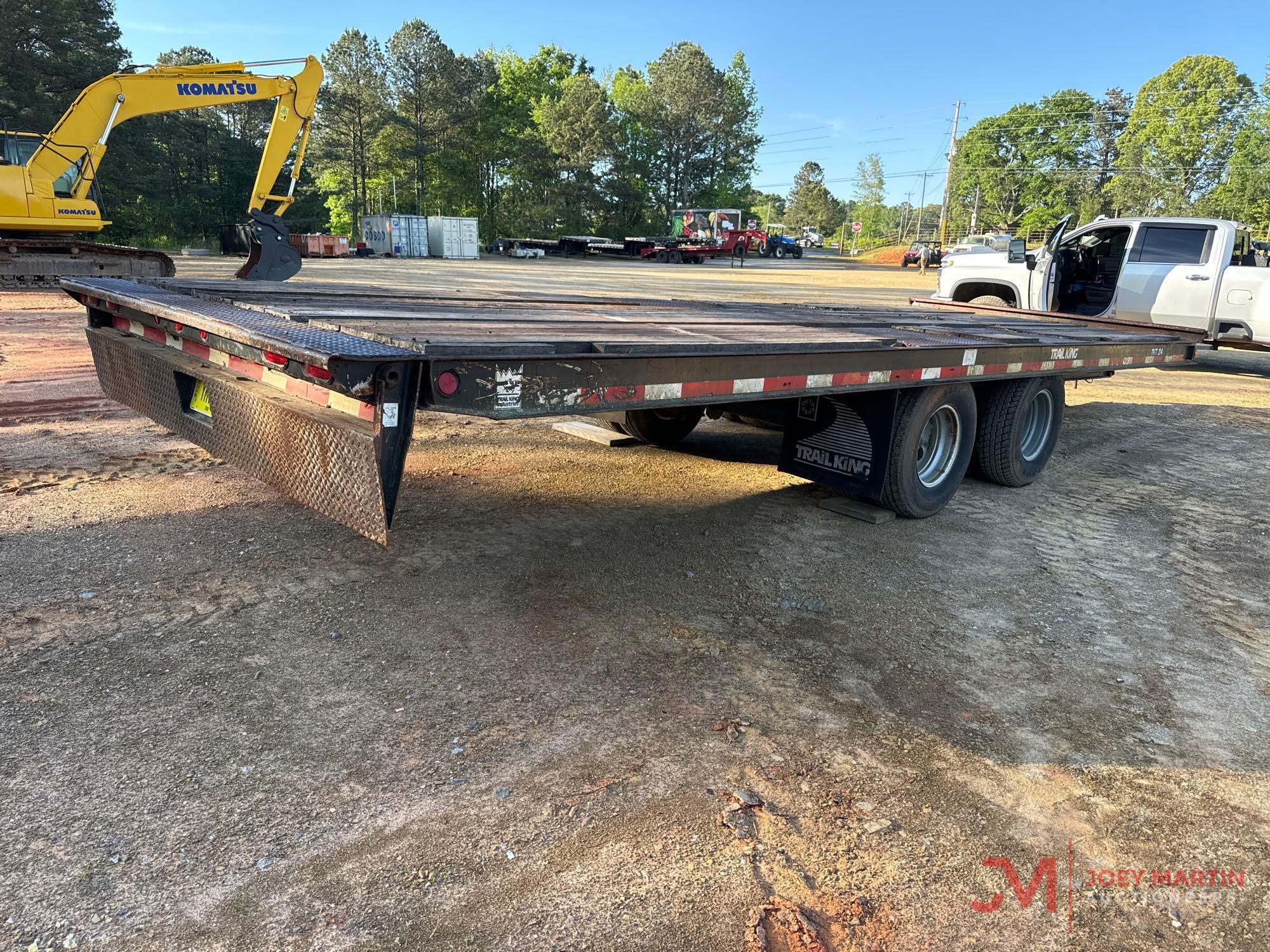 2007 24' TRAIL KING...EQUIPMENT TRAILER