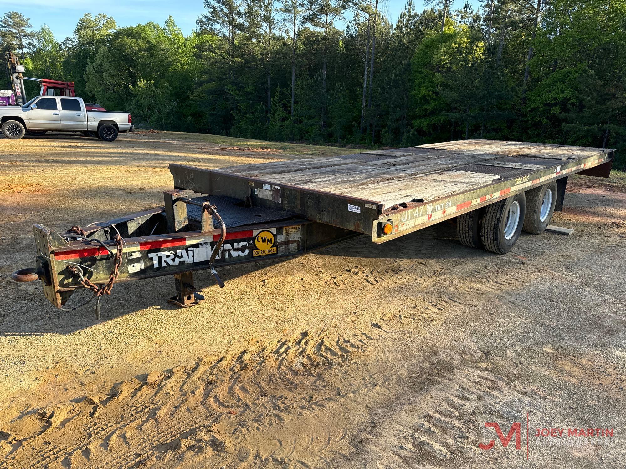 2007 24' TRAIL KING...EQUIPMENT TRAILER