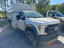 2017 FORD F-550 XL SUPER DUTY CHIPPER DUMP TRUCK