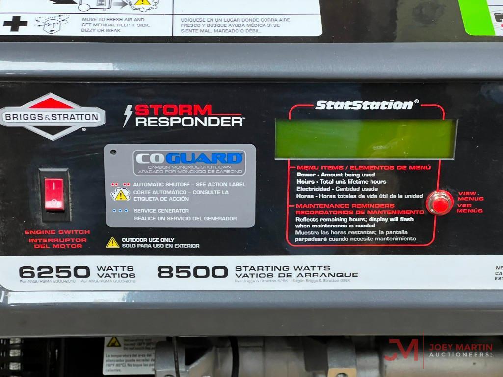 BRIGGS & STRATTON STORM RESPONDER 6250 WATT ROLL AROUND GENERATOR