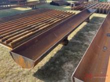 (1) 19' X 2' 3/8" STEEL TROUGH FEEDER