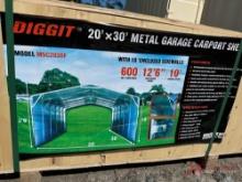 NEW DIGGIT METAL CARPORT