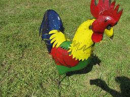 Green Yellow & Red Rooster