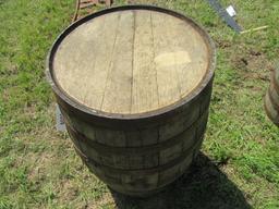 Oak Whiskey Barrel