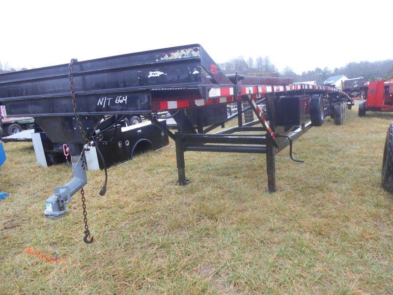 (6392)  Kaufman Tri Axle 53' Gooseneck Car Hauler