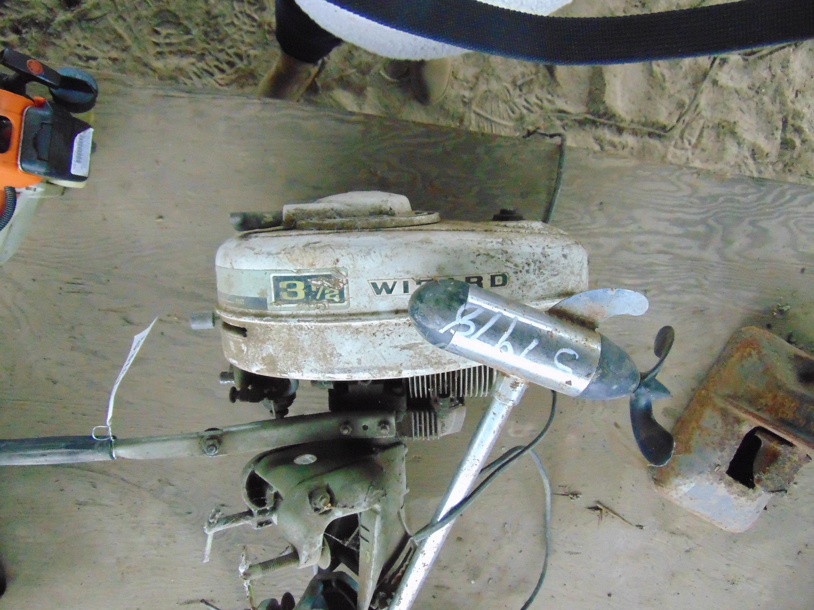 WIZARD 3 1/2HP MOTOR AND,