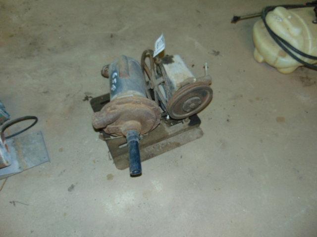 GEAR REDUCTION MOTOR & PUMP