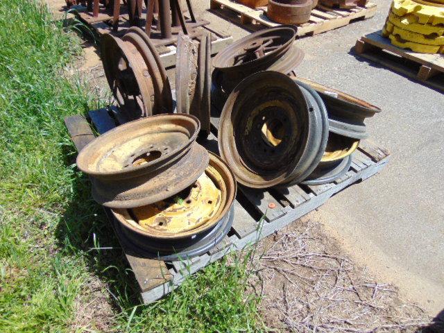 JOHN DEERE 6-LUG FRONT WHEELS,