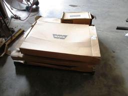 PALLET OF WARN BRUSH GUARD PARTS