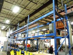 4 Sets Industrial Warehouse Shelving
