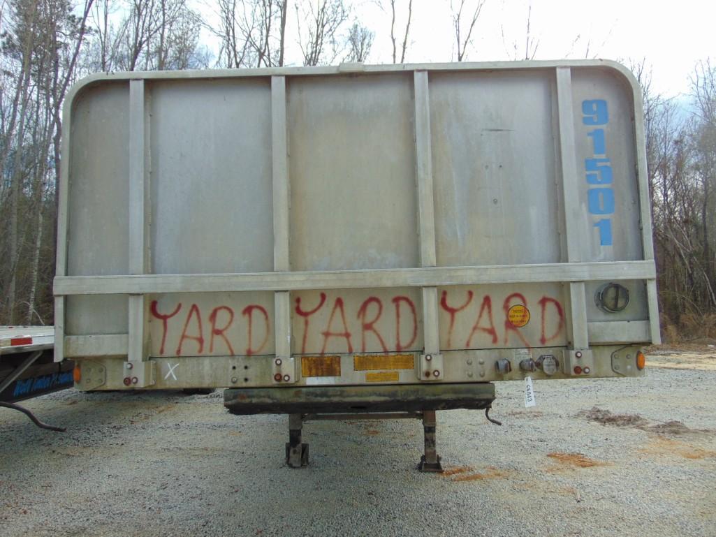 ABSOLUTE 1996 UTILITY FLAT BED TRAILER,