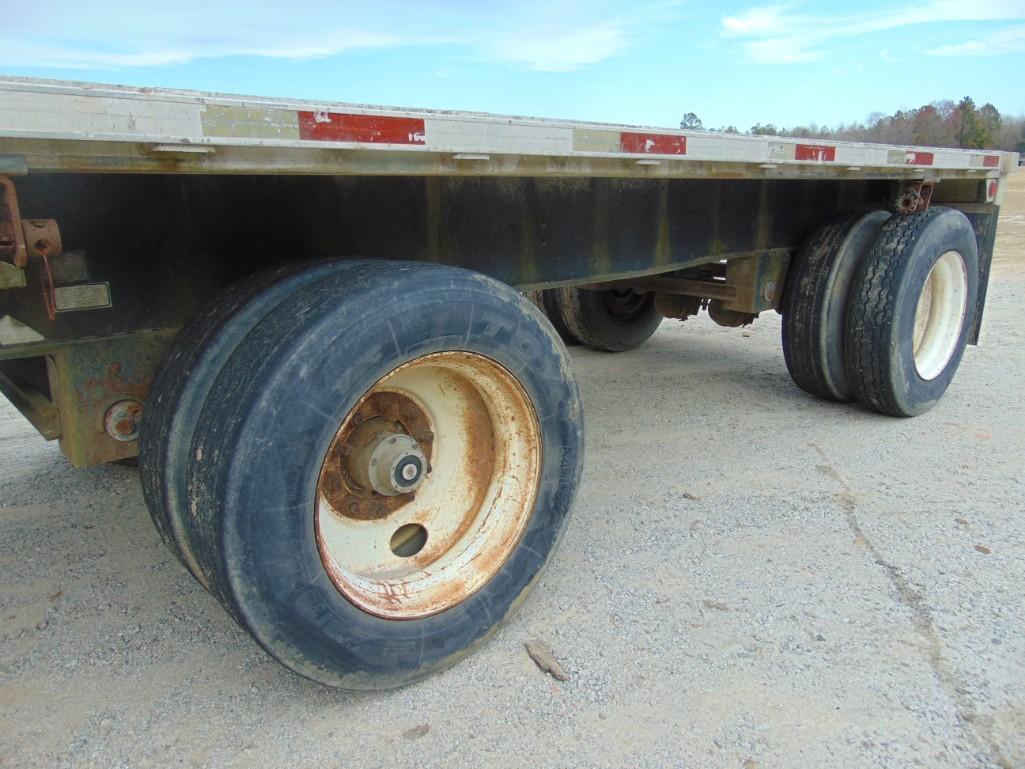 ABSOLUTE 1996 UTILITY FLAT BED TRAILER,