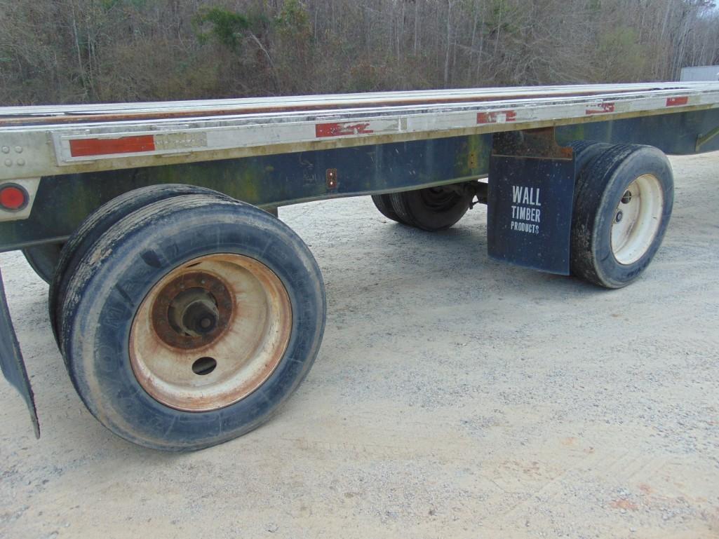 ABSOLUTE 1996 UTILITY FLAT BED TRAILER,