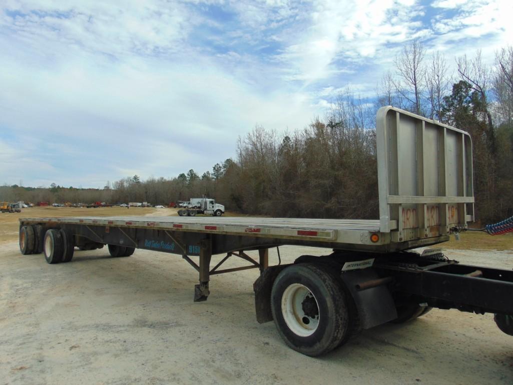 ABSOLUTE 1996 UTILITY FLAT BED TRAILER,